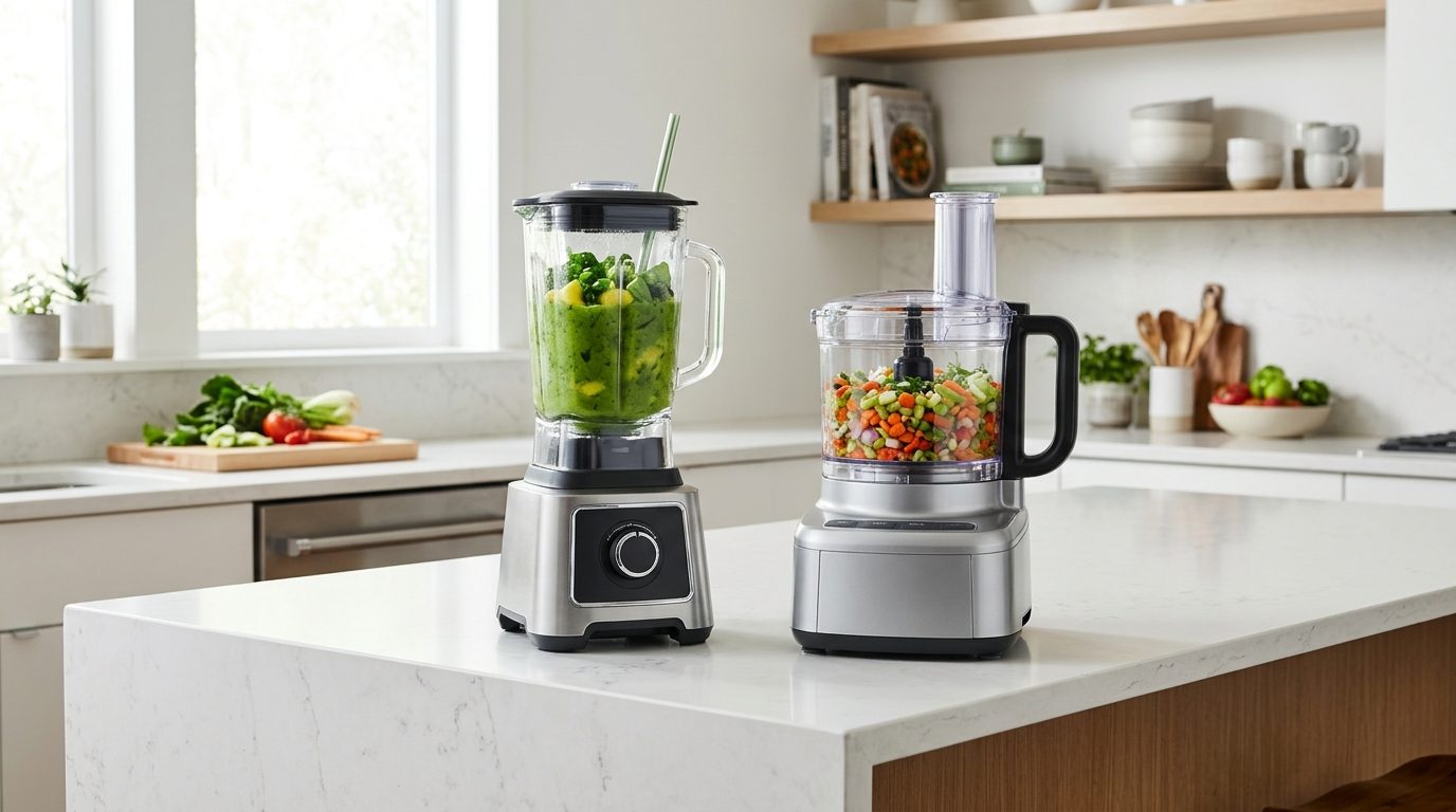 Illustrative image for Blender vs Food Processor: Which Do You Need?