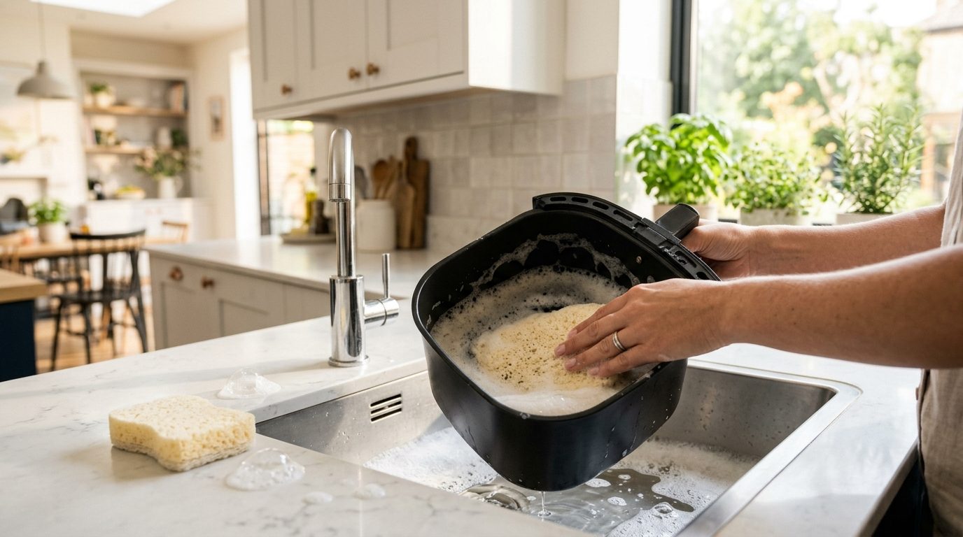 Illustrative image for How to Clean an Air Fryer (Basket, Drawer and Heating Element)