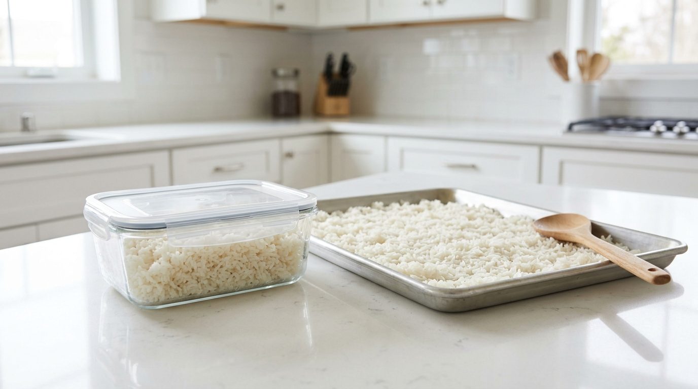 Illustrative image for How to Store Leftover Rice Safely